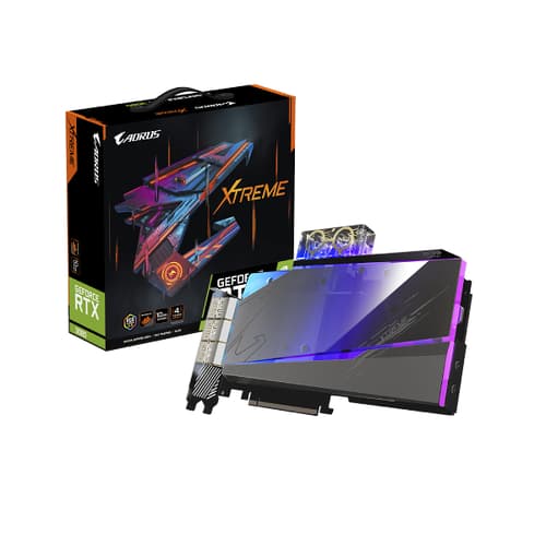 Gigabyte Aorus GeForce RTX 3080 Xtreme Waterforce WB 10GB GDDR6X 320-bit Gaming Graphics Card With Water Block